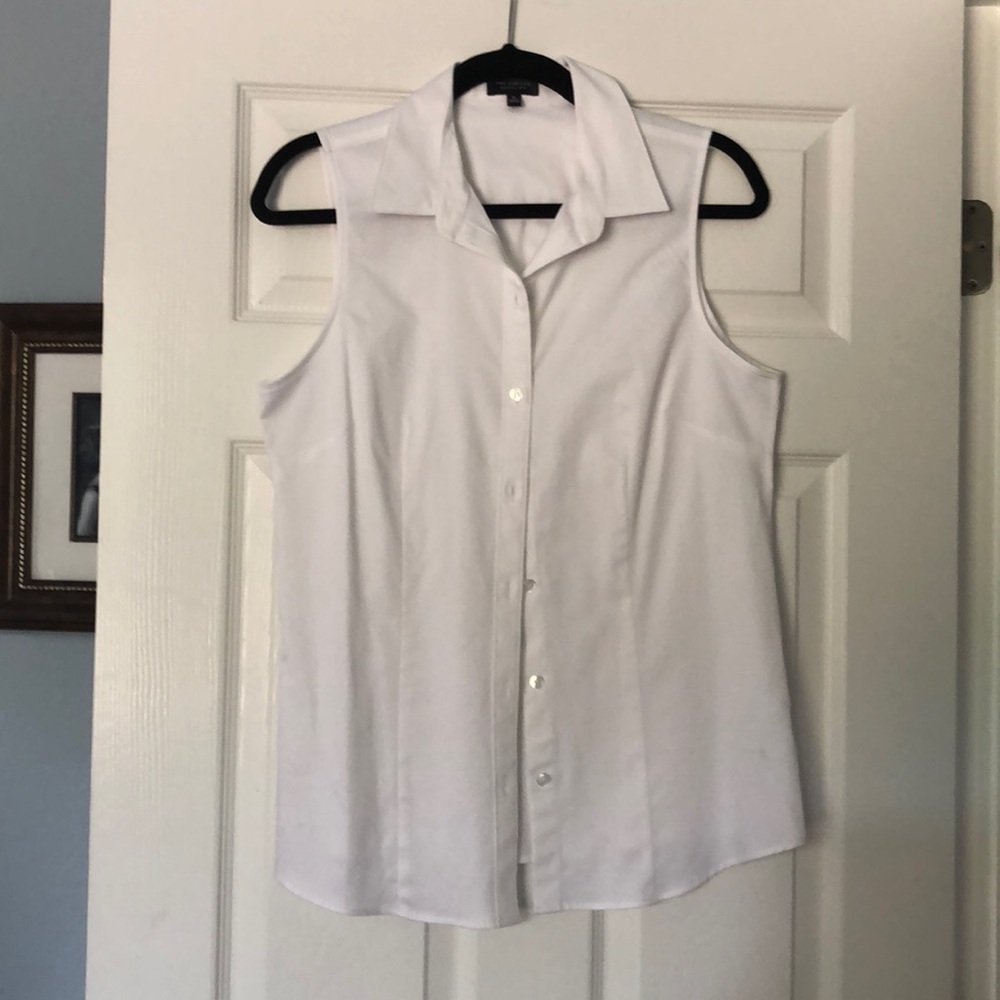 The Limited seamed sleeveless blouse